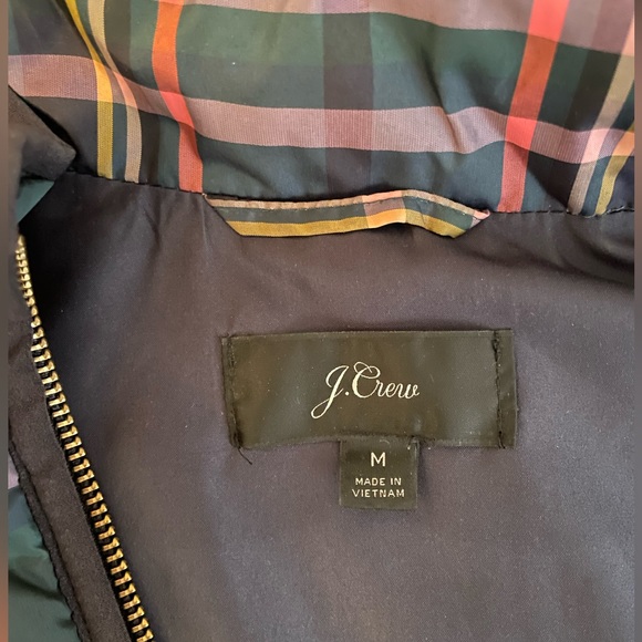 J Crew Plaid Vest size Medium - Picture 3 of 3